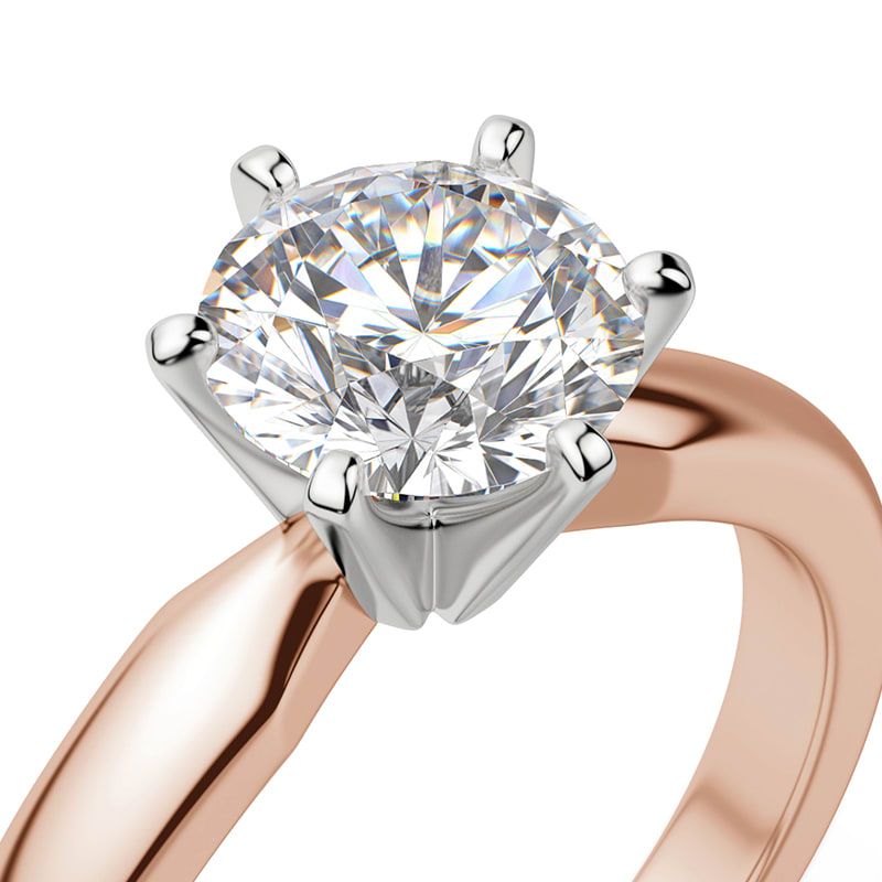 close-up image of a solitaire ring