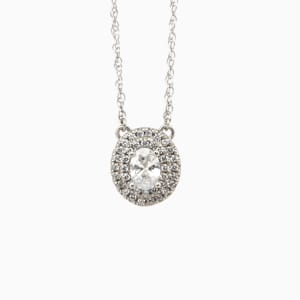 Almeria Necklace With 0.76 Oval Center, 14K White Gold first_image,