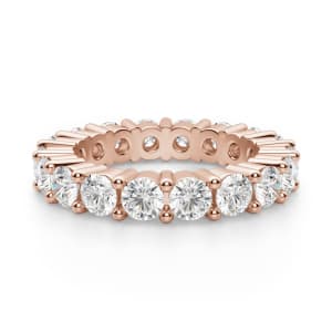 Touch of Paradise Bold Eternity Band default, 14k rose gold, ,