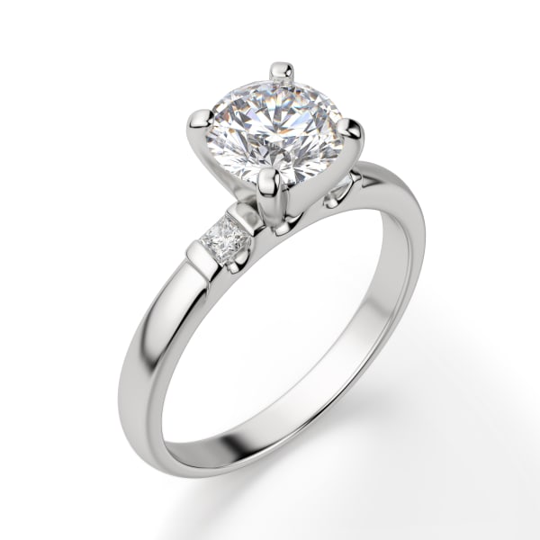 Sweet Love Round Cut Engagement Ring