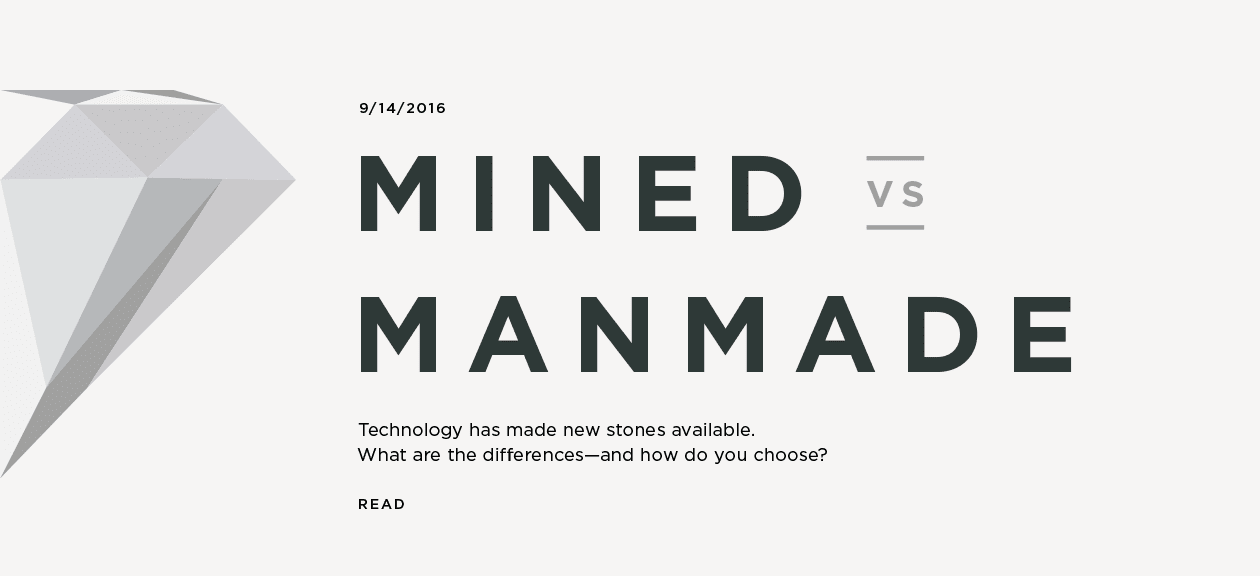 Infographic: Mined vs. Manmade