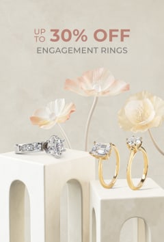 Up to 30% off Engagement Rings