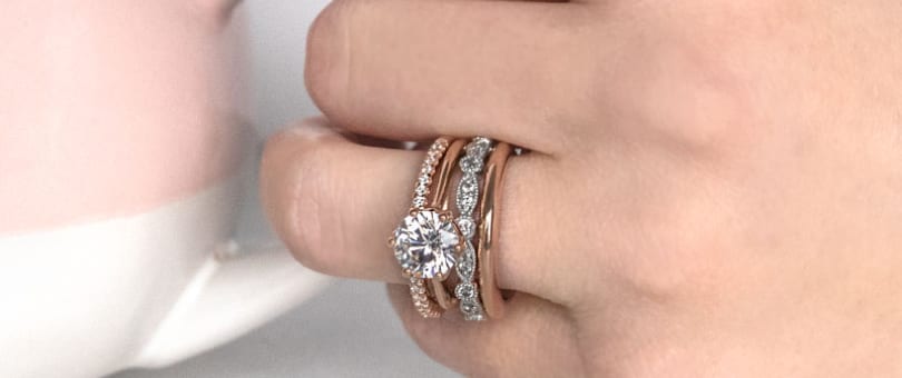 How to Stack Your Wedding Bands