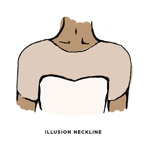 Illusion Neckline